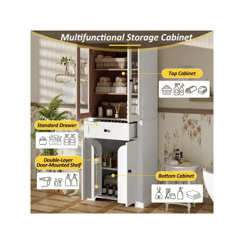 Modern Freestanding Storage Cabinet