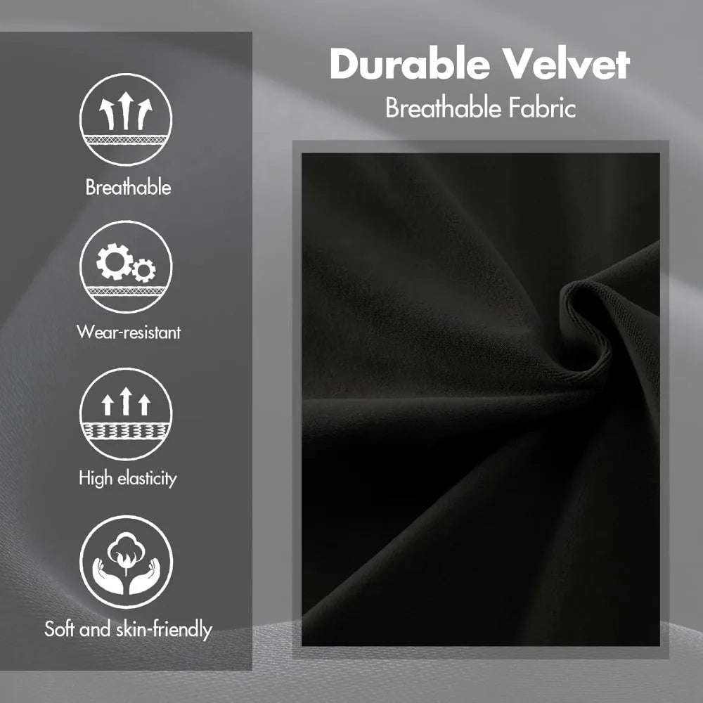 Set of 4 Modern Barrel Dining Chairs