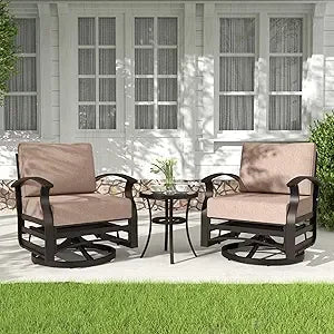 Swivel Rocking Chair Set