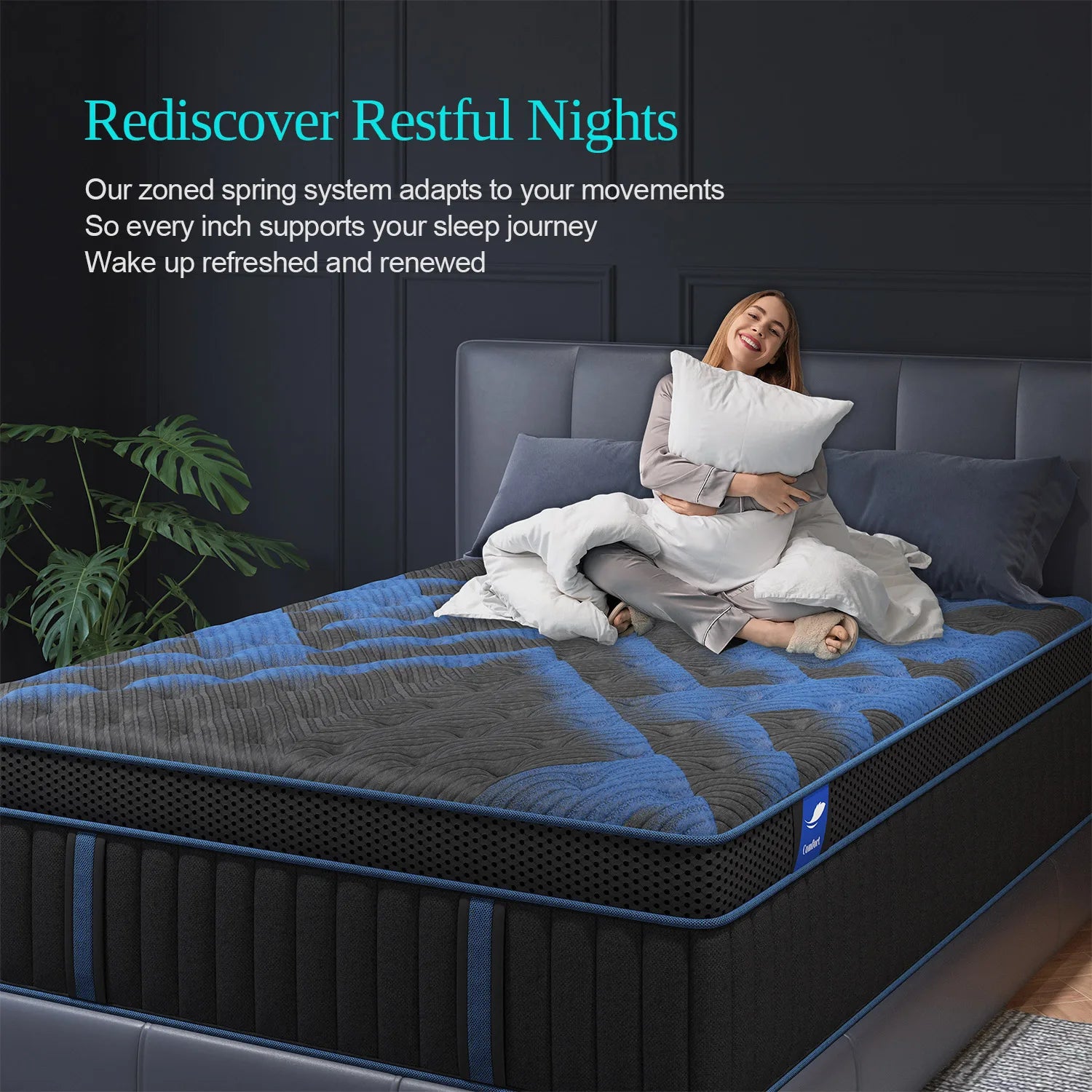 12"14" Gel Hybrid Pocket Spring Mattress