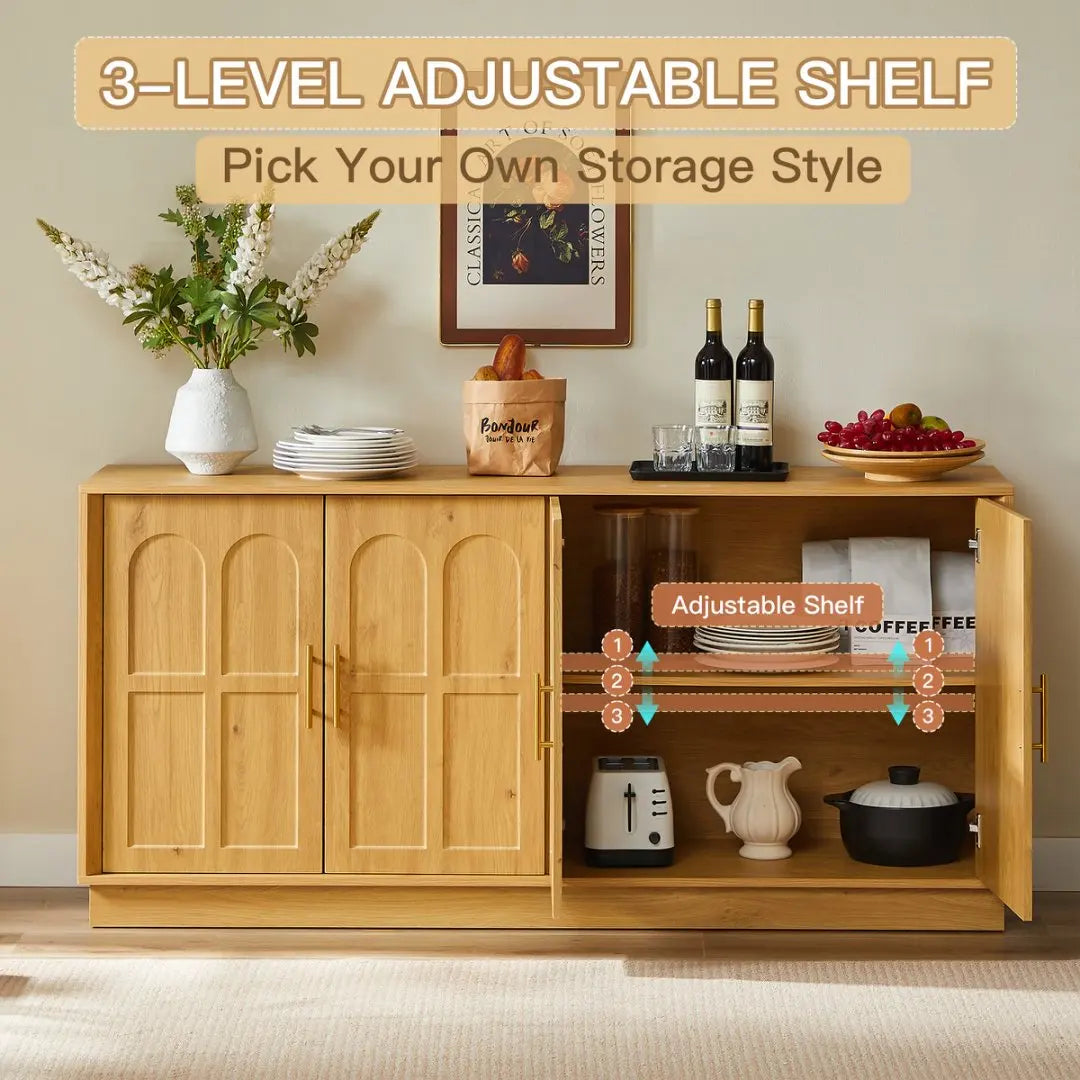 67'' Sideboard Buffet Cabinet