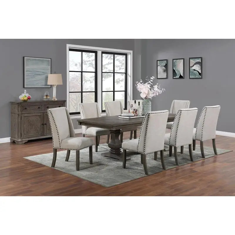 Traditional 9-Piece Dining Set