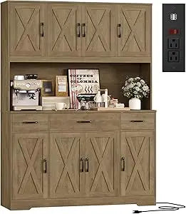 Tall Kitchen Pantry Storage Cabinet