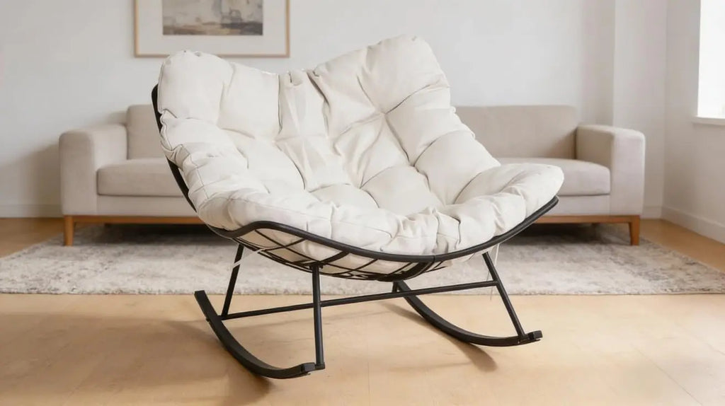 Charming Rocking Chair With Footrest