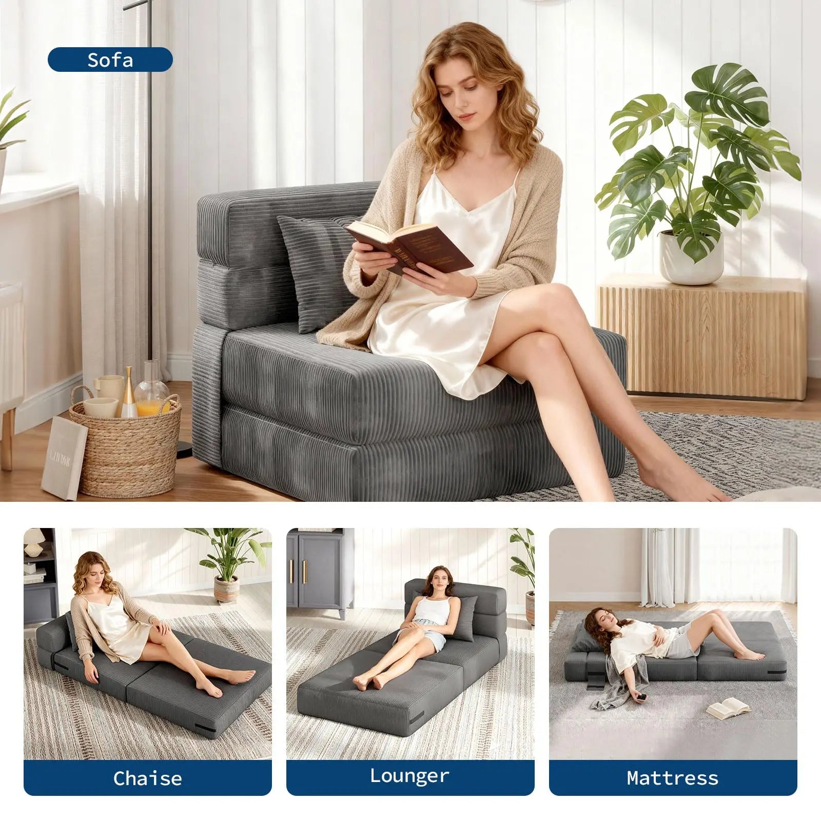 Folding Sofa Bed Convertible Sleep