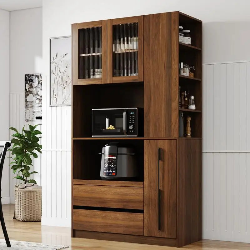 70.87" Tall Kitchen Pantry Cabinet