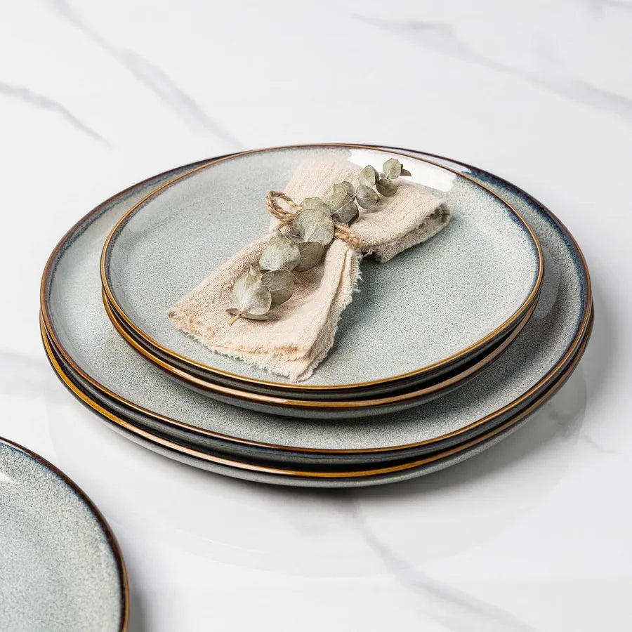 Ceramic Dinner Plates Set of 6