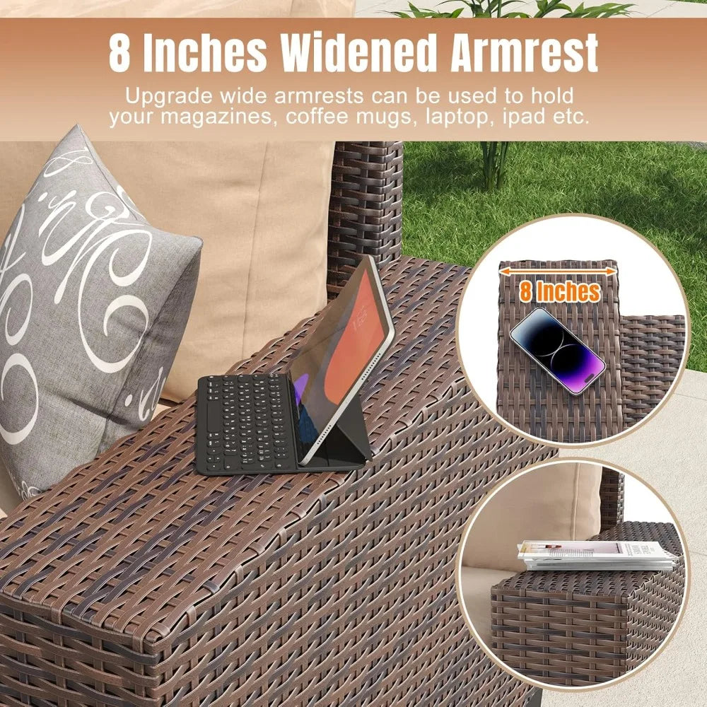 Firepit Patio Furniture Set