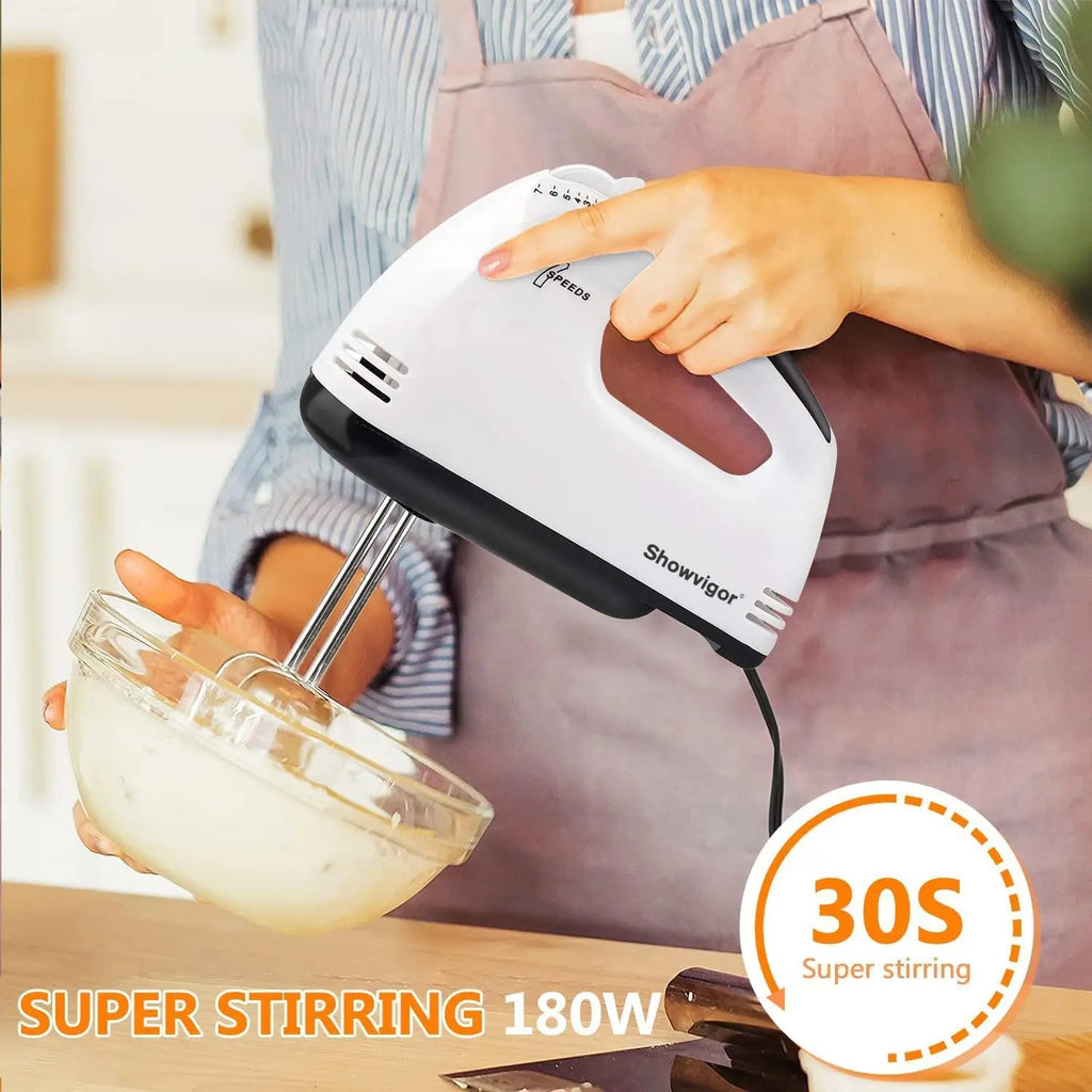 Electric Hand Mixer With 7 Speeds