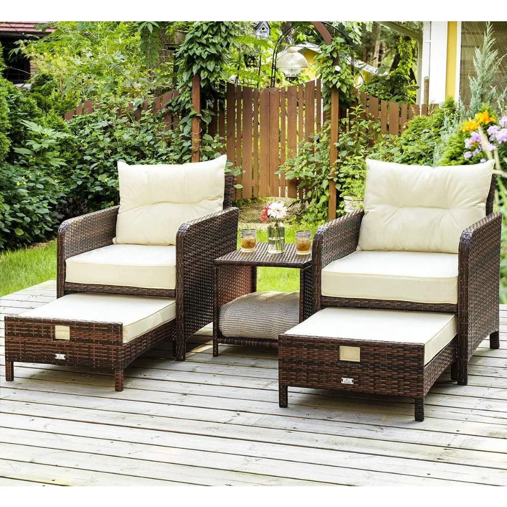 Comfy Rattan Patio Set