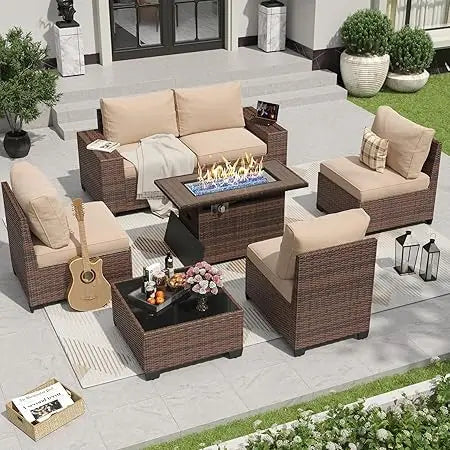 Firepit Patio Furniture Set