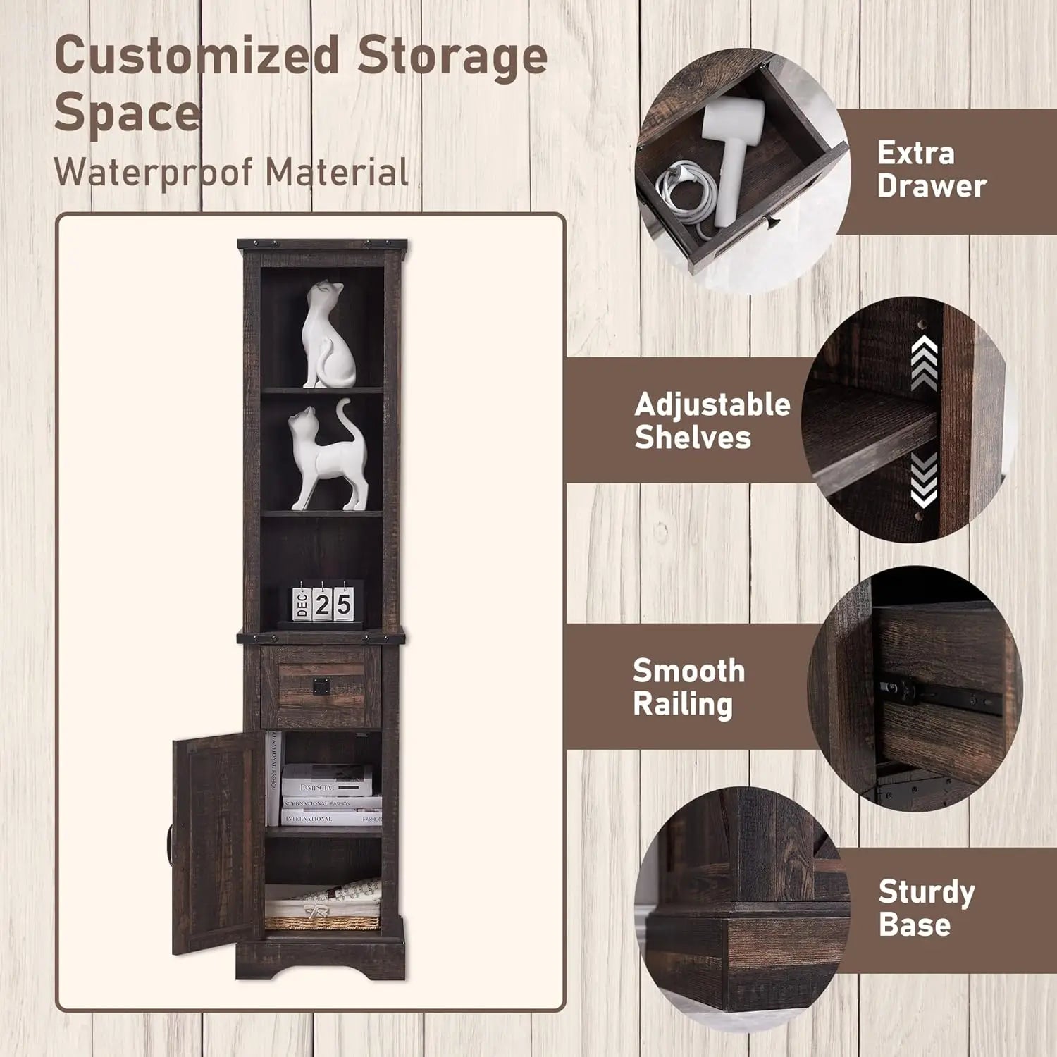 , Farmhouse Storage Cabinet