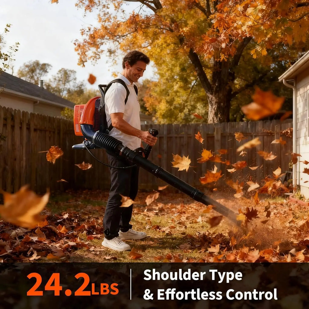 Powerful Gas Backpack Leaf Blower
